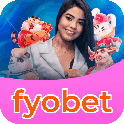 Interface do aplicativo fyobet mostrando jogos disponíveis no iOS e Android